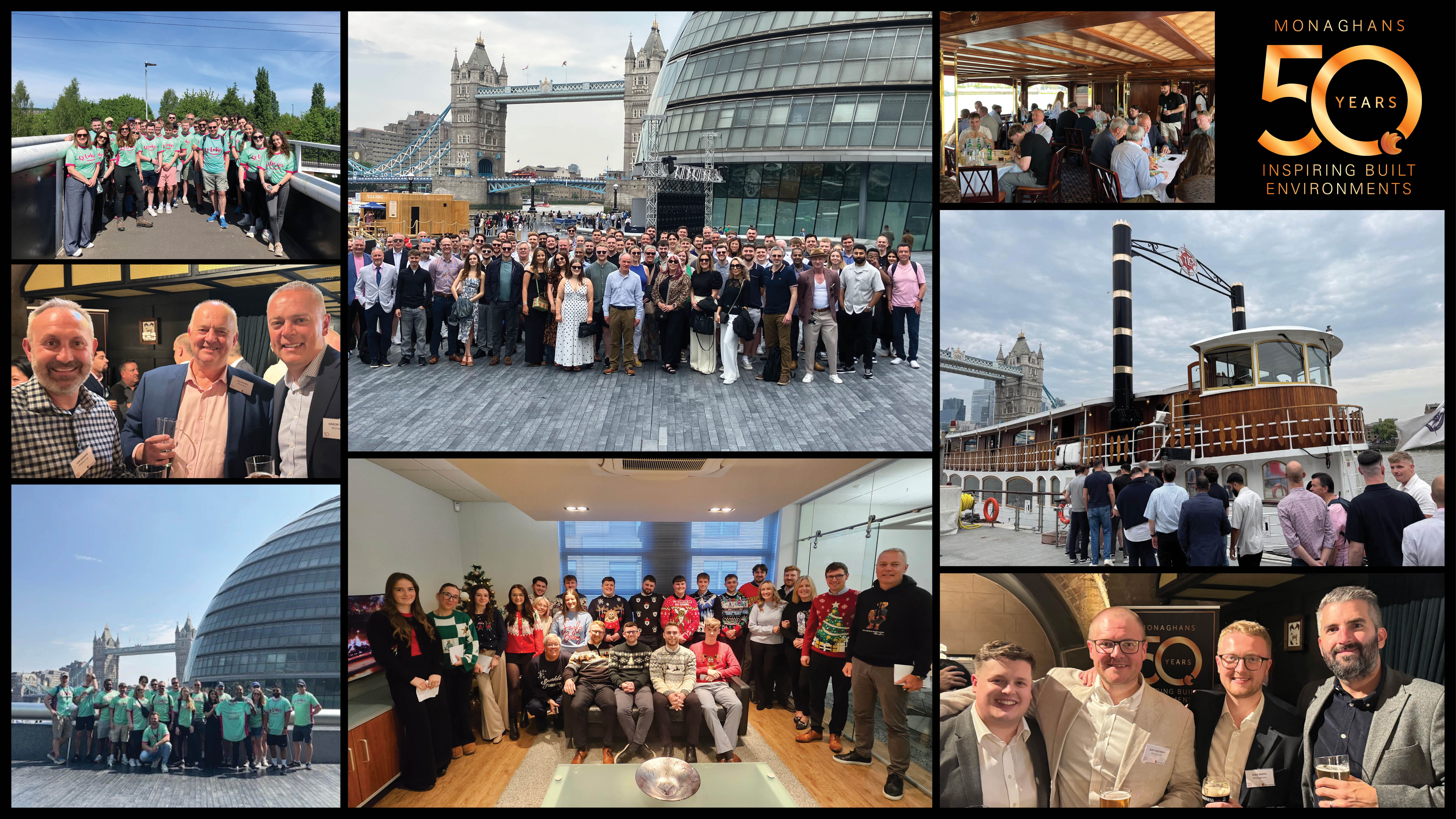 Monaghans 50th Anniversary 2025 - Inspiring Built Environments